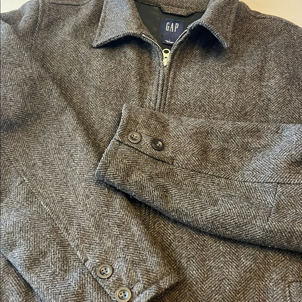 GAP Men's Zip-Up Brown jacket size L
